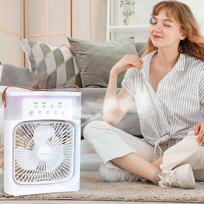 ChillWave Electric Fan – Portable, Compact & Lightweight Personal Fan for Home, Office & Desk Use