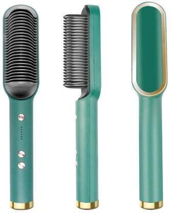 SilkWave 3-in-1 Comb Brush – Hair Straightener, Detangler & Anion Massager for All Hair Types | Quick Salon-Style Hair in Minutes