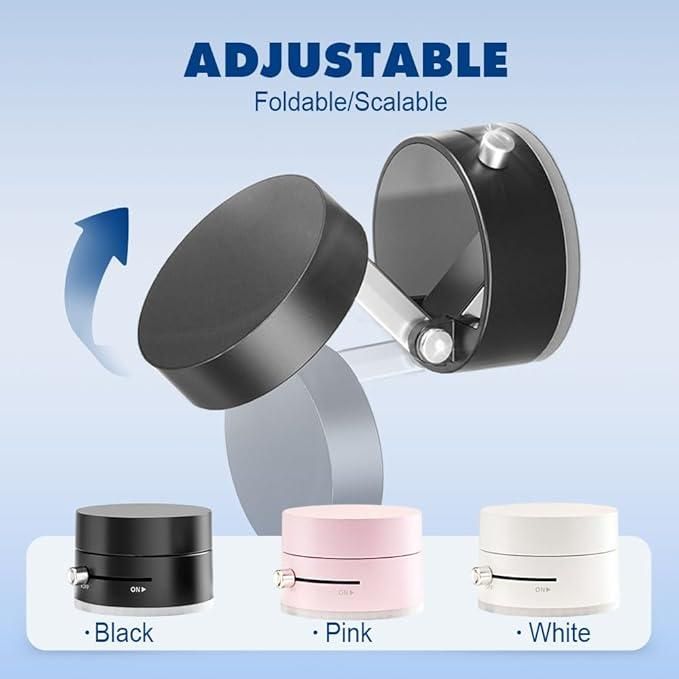 AuraGrip 360° Magnetic Phone Stand – Foldable, Strong Grip Holder for Desk, Car & Bedside