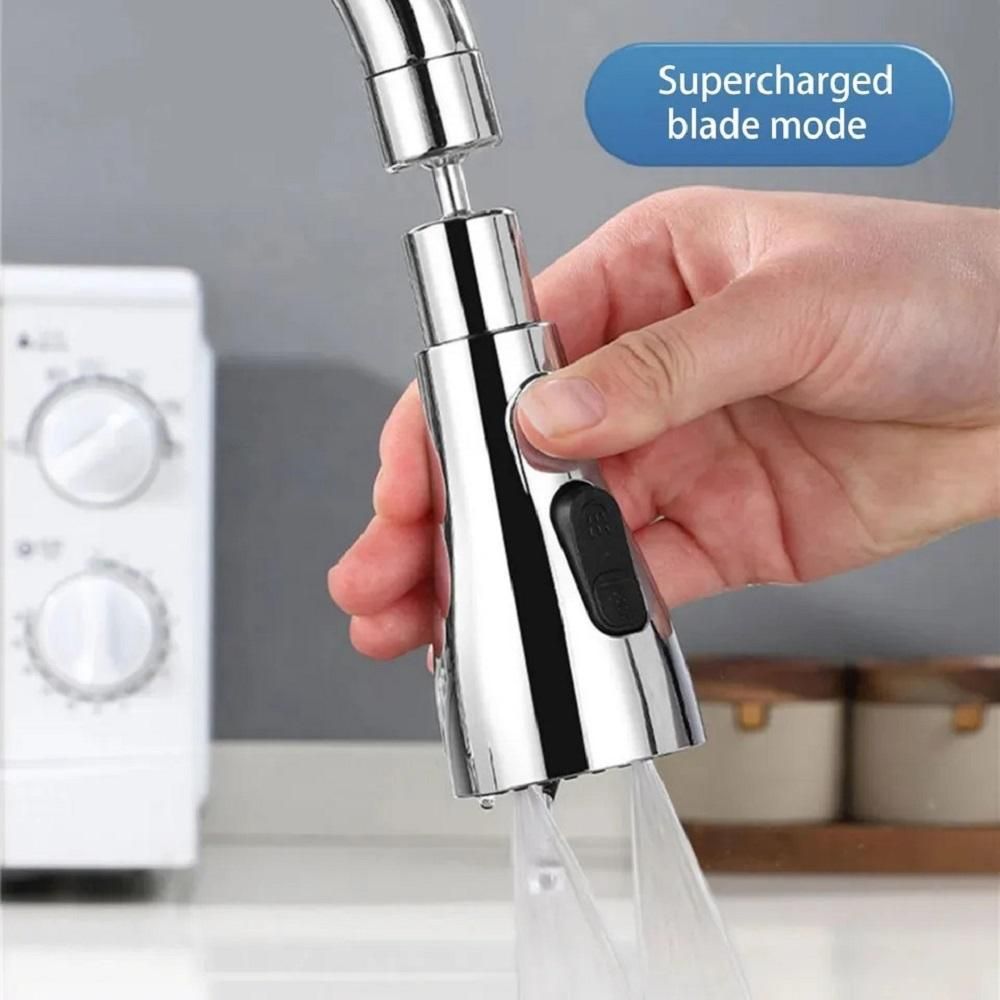 3-in-1 Kitchen Tap – Stainless Steel, 3 Water Modes for Cooking, Washing & Cleaning Fruits & Vegetables, Durable & Stylish