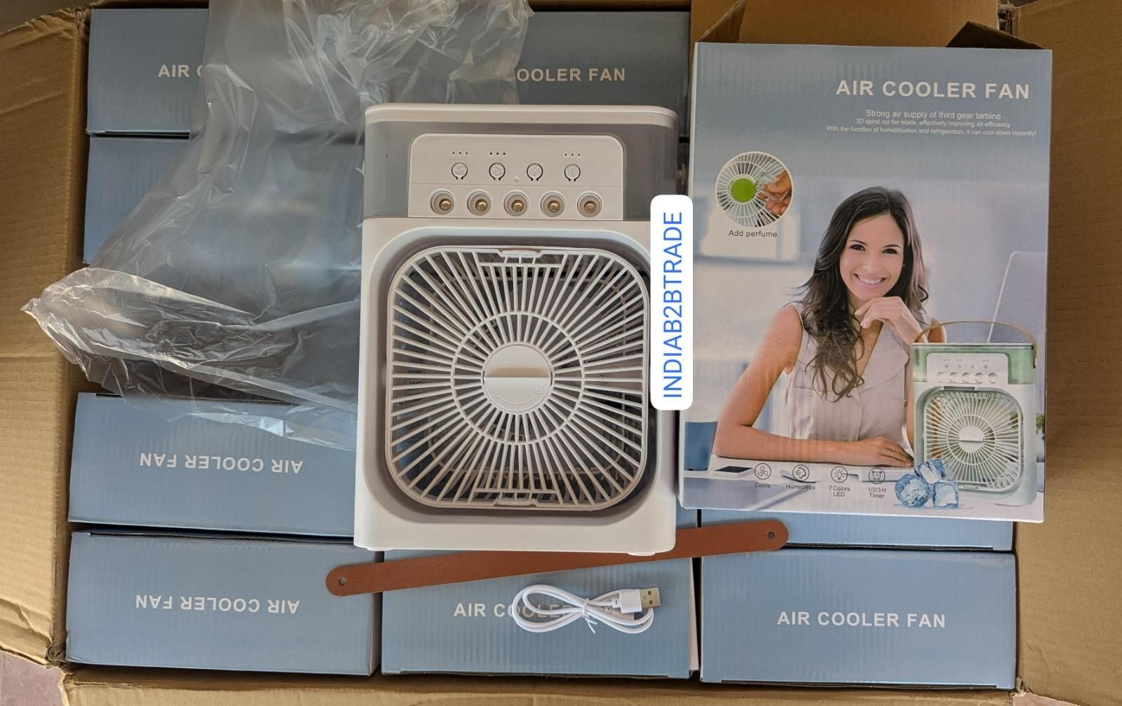 ChillWave Electric Fan – Portable, Compact & Lightweight Personal Fan for Home, Office & Desk Use