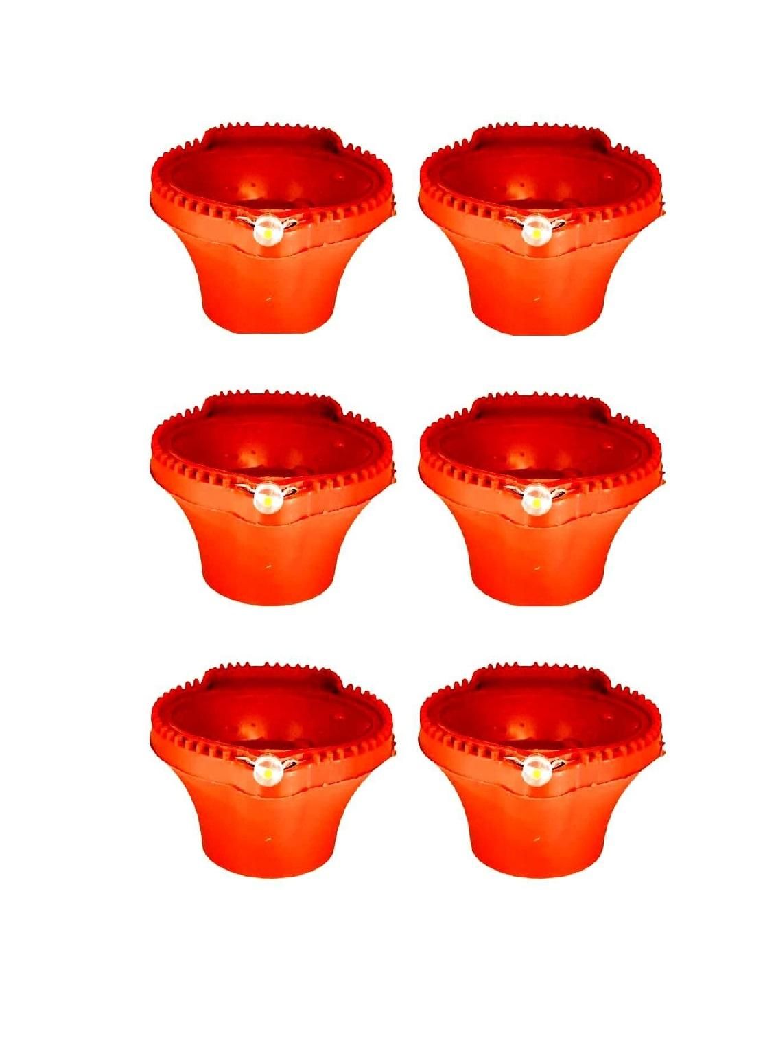 AquaLume LED Water Sensor Diyas – Flameless, Reusable & Colorful (Pack of 6/12/18/24) for Diwali & Festivals