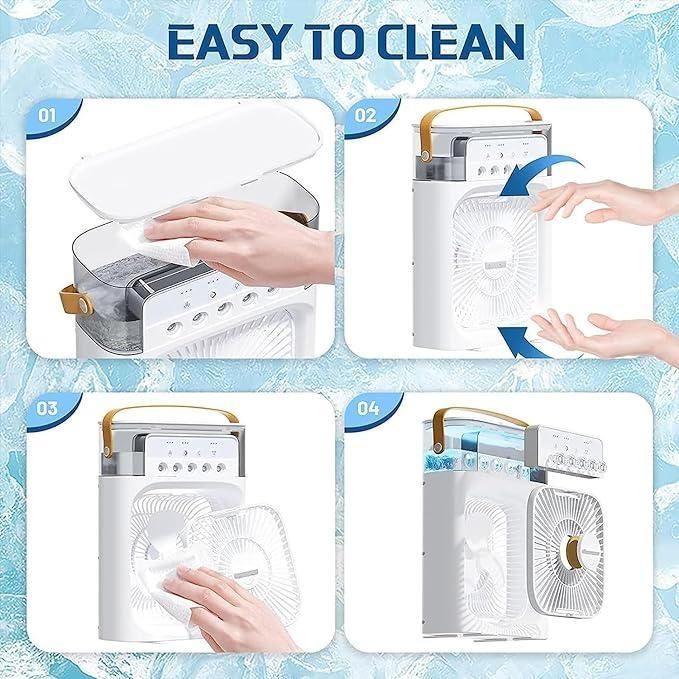 ChillWave Electric Fan – Portable, Compact & Lightweight Personal Fan for Home, Office & Desk Use