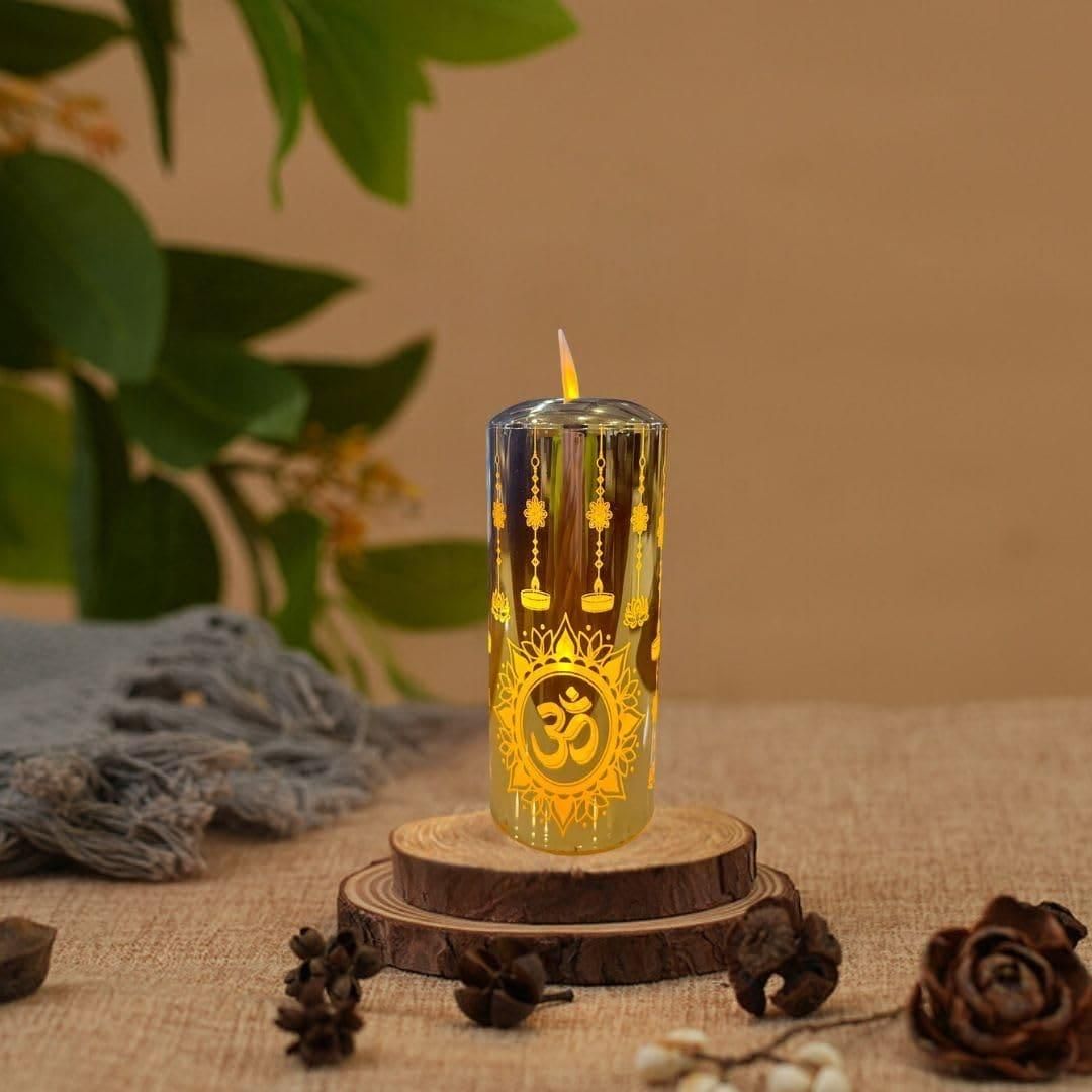 FlameGlow LED Light – Realistic Flickering Flame LED, Battery/USB Powered for Home, Bedroom, Table Decor, Parties & Festivals
