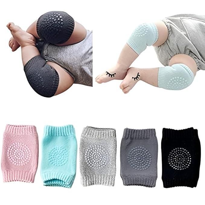 SoftNest Baby Knee Pads – Soft, Breathable Crawling Pads (2 Pairs) for Safe & Comfortable Baby Movement