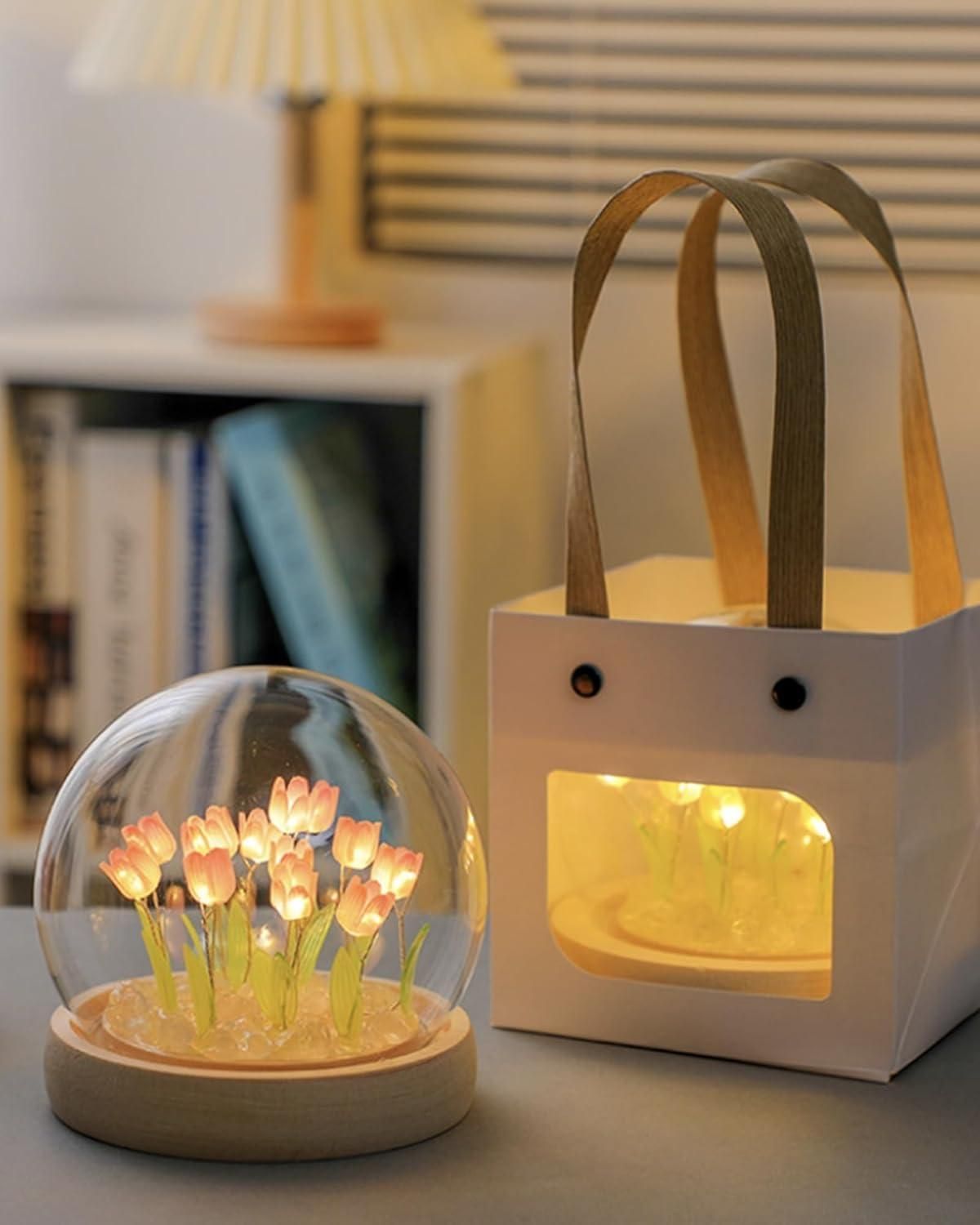 GlowNest LED Touch Lamp – Multicolor Ambient Light, Compact Design for Bedroom, Living Room & Kids Room