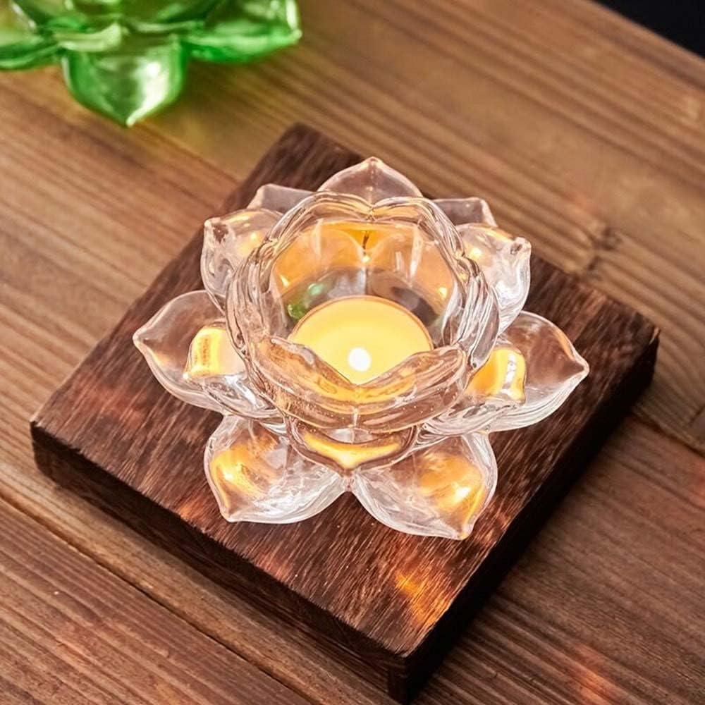 LotusGlow Candle Holders – Lotus-Shaped Tea Light Holders, Elegant & Decorative for Home, Pooja, Diwali & Table Decor