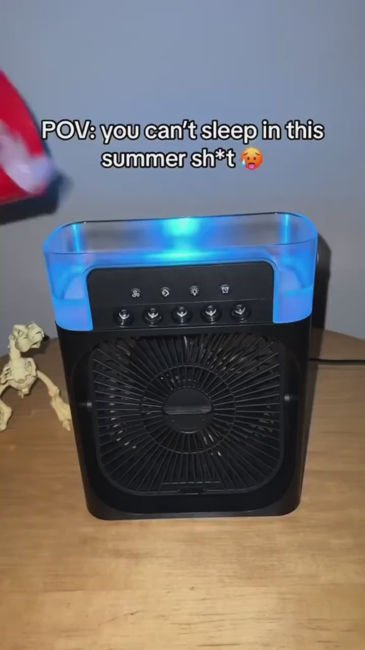 ChillWave Electric Fan – Portable, Compact & Lightweight Personal Fan for Home, Office & Desk Use